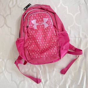 Under Amor, Pink backpack, One size girls
